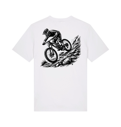 White Printed T-shirt Back