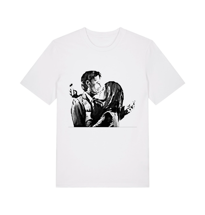 White Printed T-shirt Front