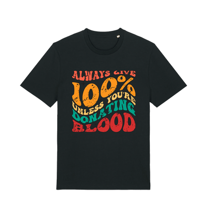 Black Printed T-shirt Front