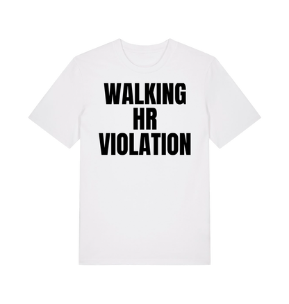 White Printed T-shirt Front