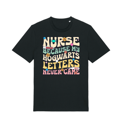 Black Printed T-shirt Front