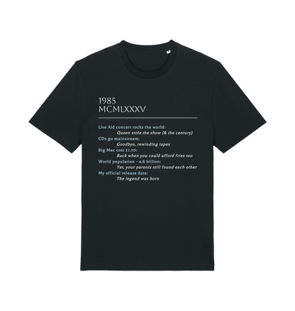 Black Printed T-shirt Front