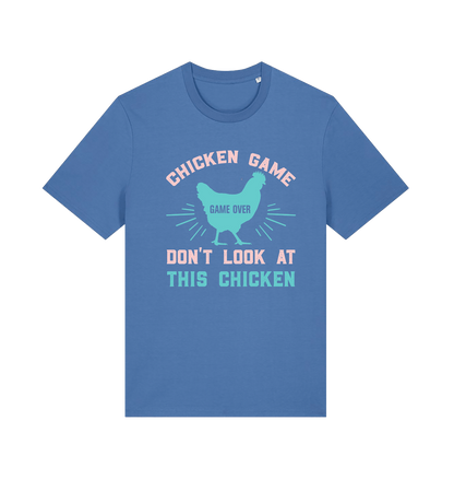 Bright Blue Printed T-shirt Front