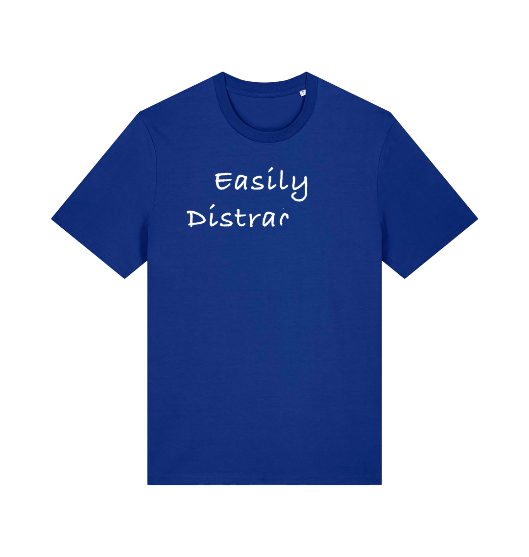 Worker Blue Printed T-shirt Front