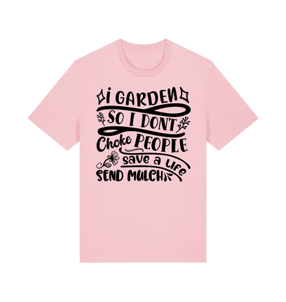 Cotton Pink Printed T-shirt Front
