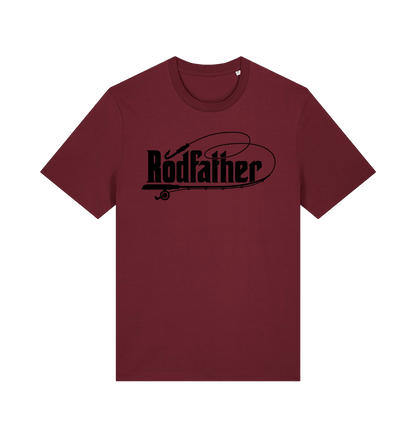 Burgundy Printed T-shirt Front
