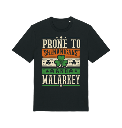 Black Printed T-shirt Front