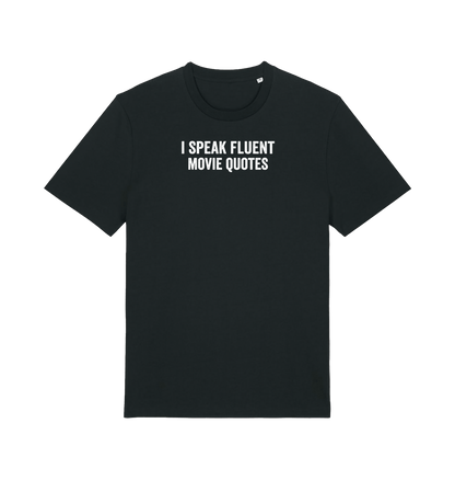 Black Printed T-shirt Front