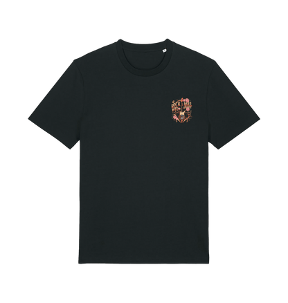 Black Printed T-shirt Front
