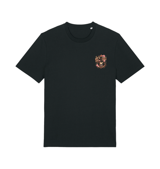 Black Printed T-shirt Front