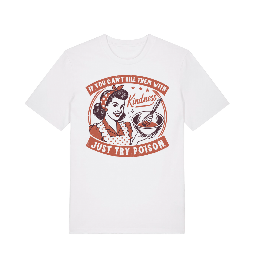 White Printed T-shirt Front