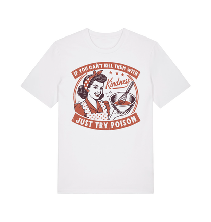 White Printed T-shirt Front