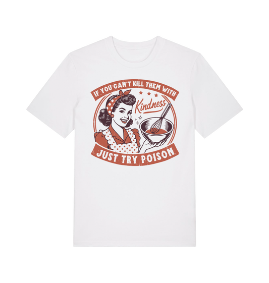 White Printed T-shirt Front