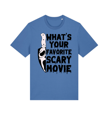 Bright Blue Printed T-shirt Front