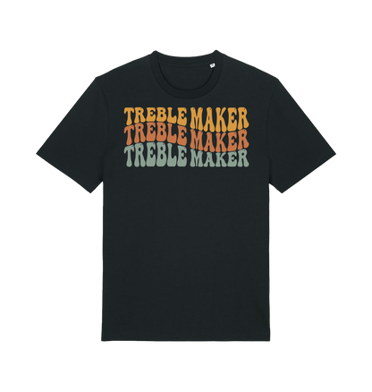 Black Printed T-shirt Front