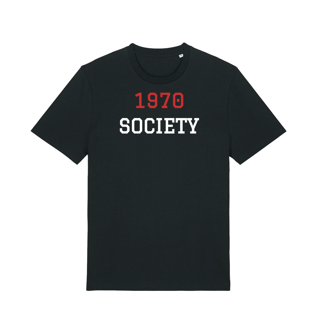 Black Printed T-shirt Front