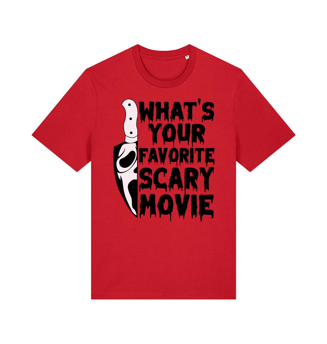 Red Printed T-shirt Front