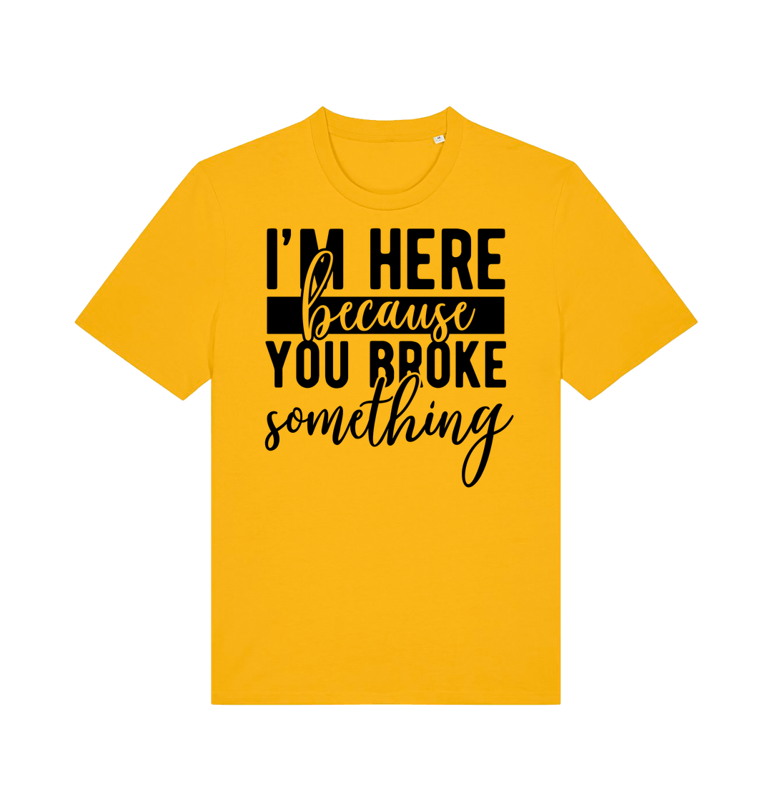 Spectra Yellow Printed T-shirt Front