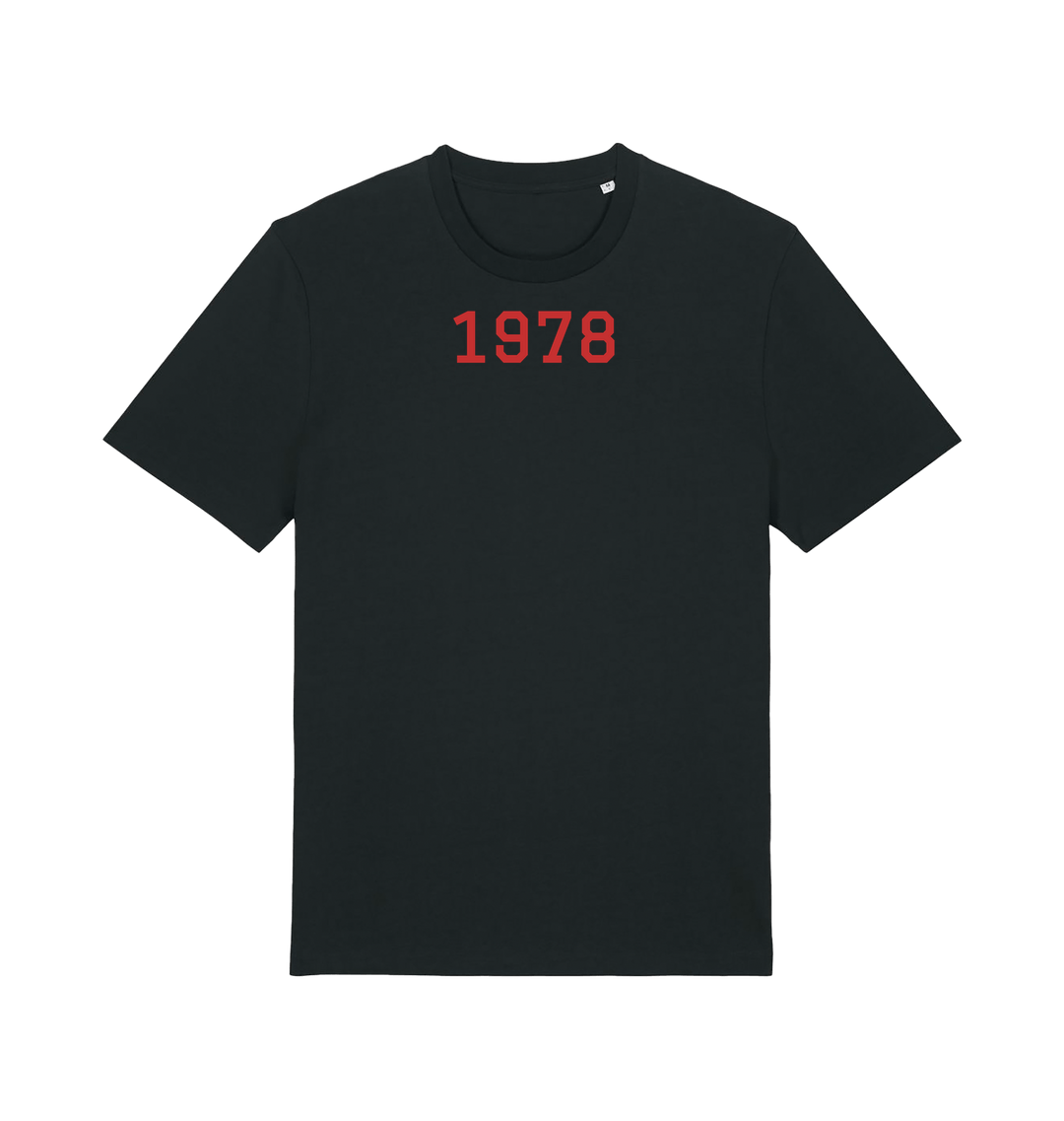 Black Printed T-shirt Front