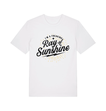 White Printed T-shirt Front
