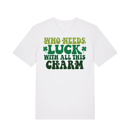 White Printed T-shirt Front