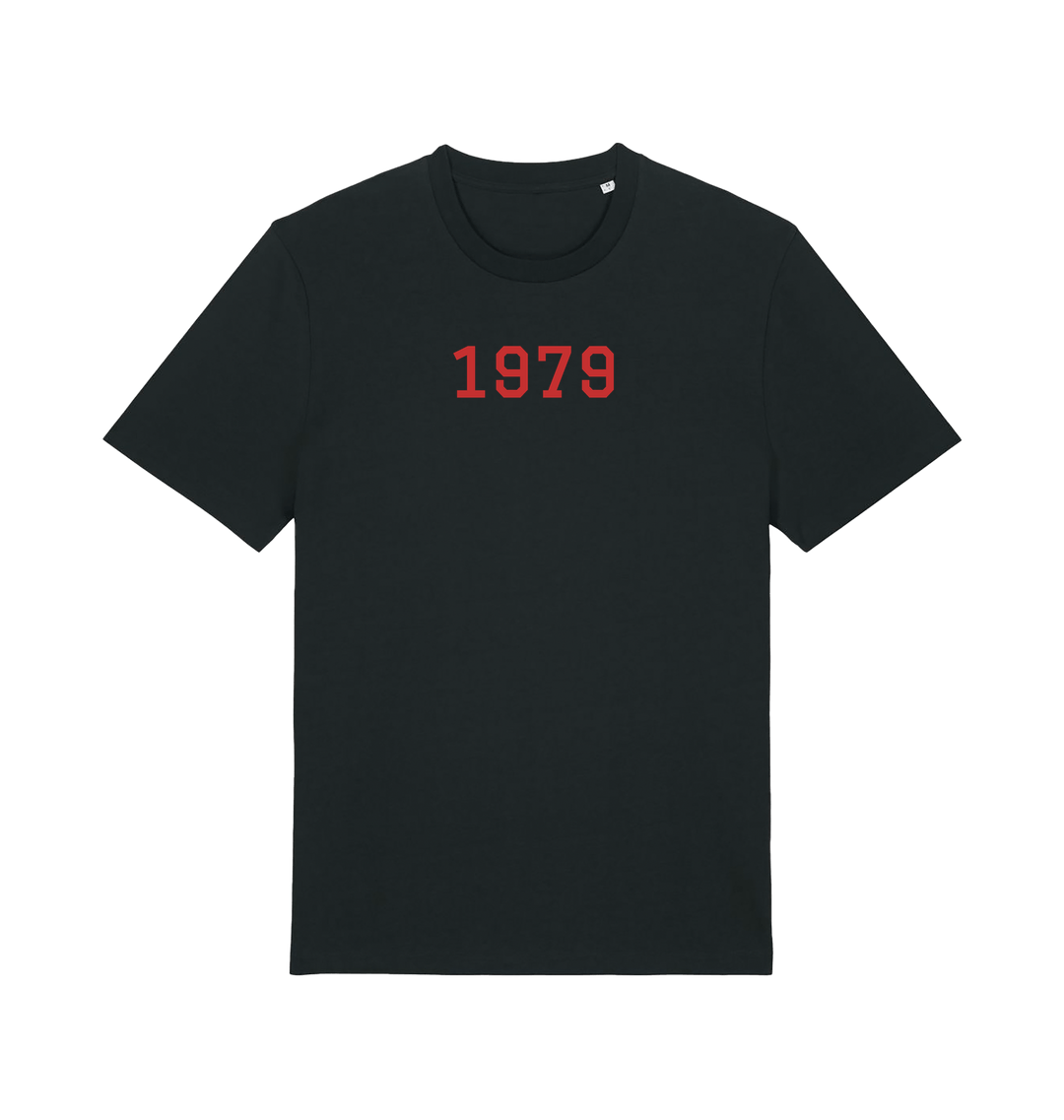 Black Printed T-shirt Front