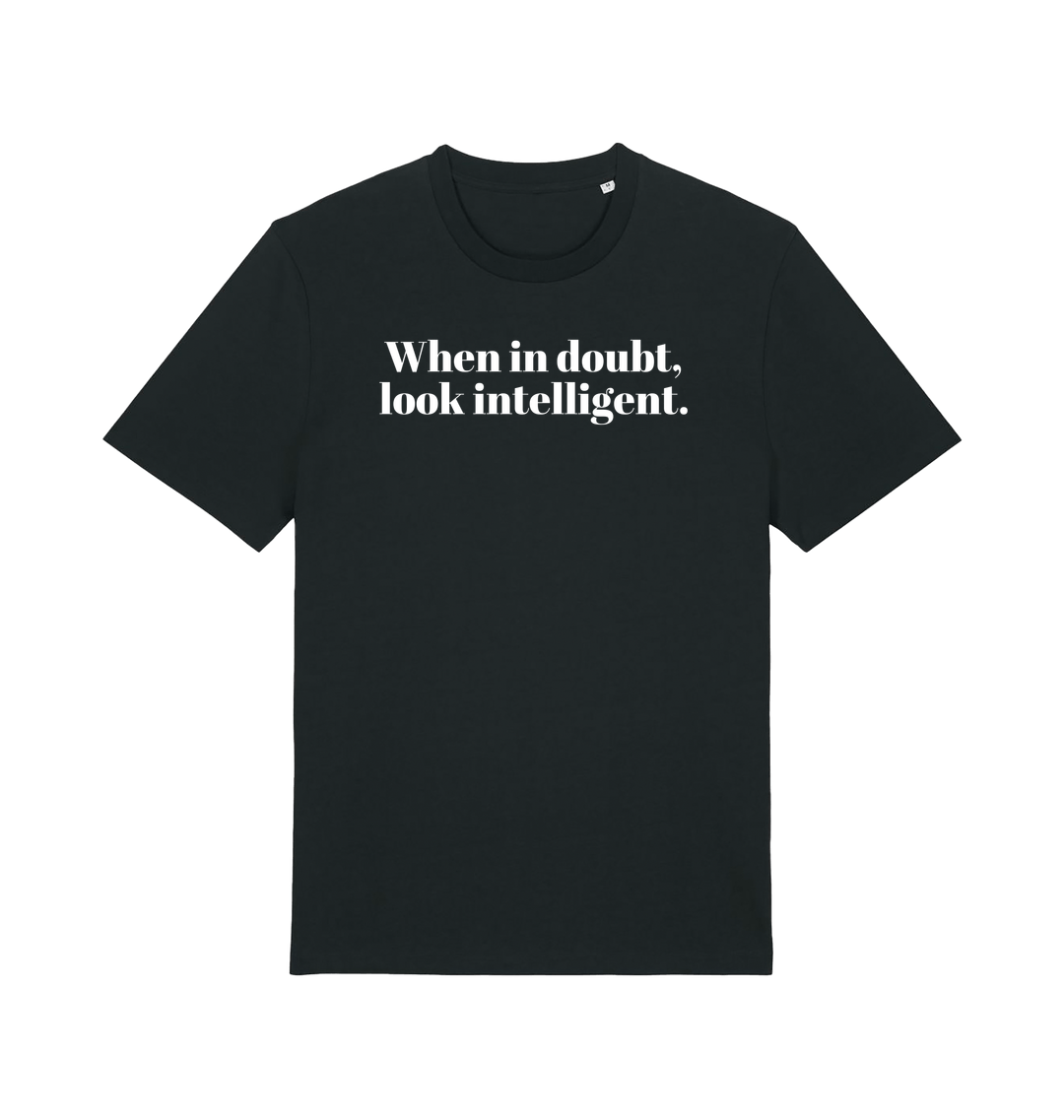 Black Printed T-shirt Front