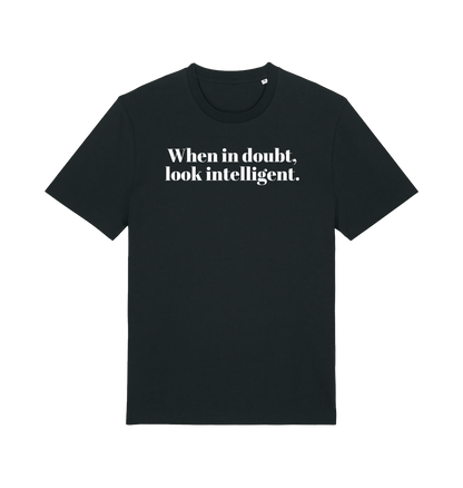 Black Printed T-shirt Front