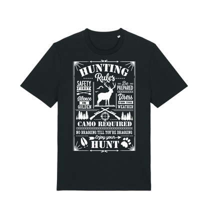 Black Printed T-shirt Front