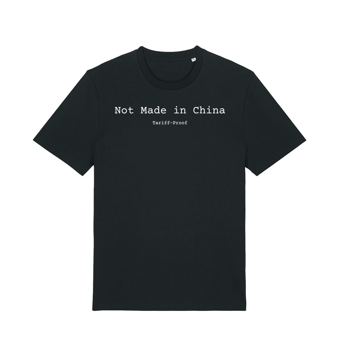 Black Printed T-shirt Front