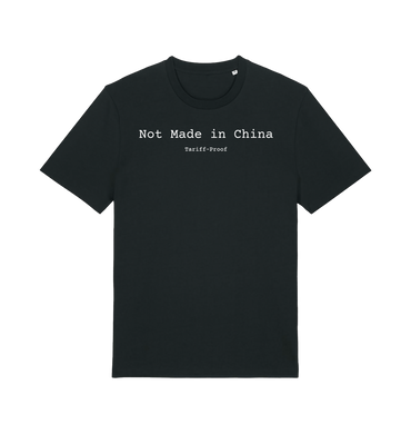 Black Printed T-shirt Front