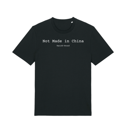 Black Printed T-shirt Front
