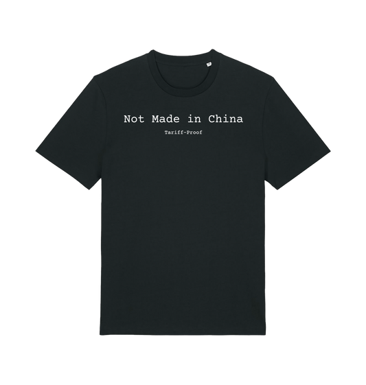 Black Printed T-shirt Front