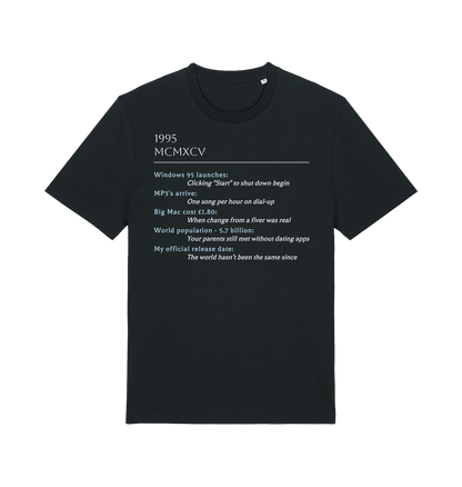 Black Printed T-shirt Front