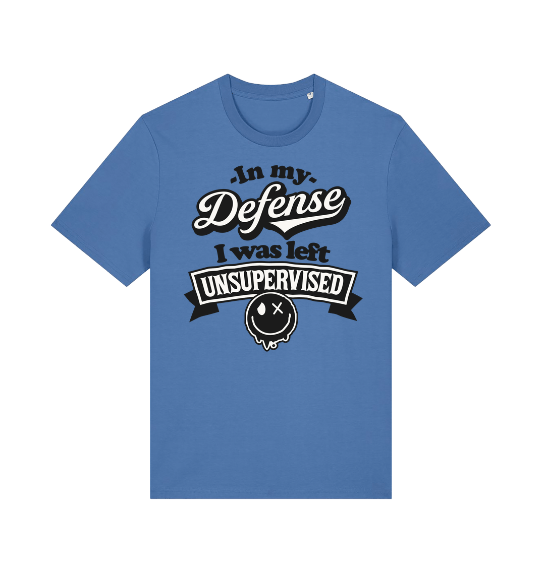 Bright Blue Printed T-shirt Front