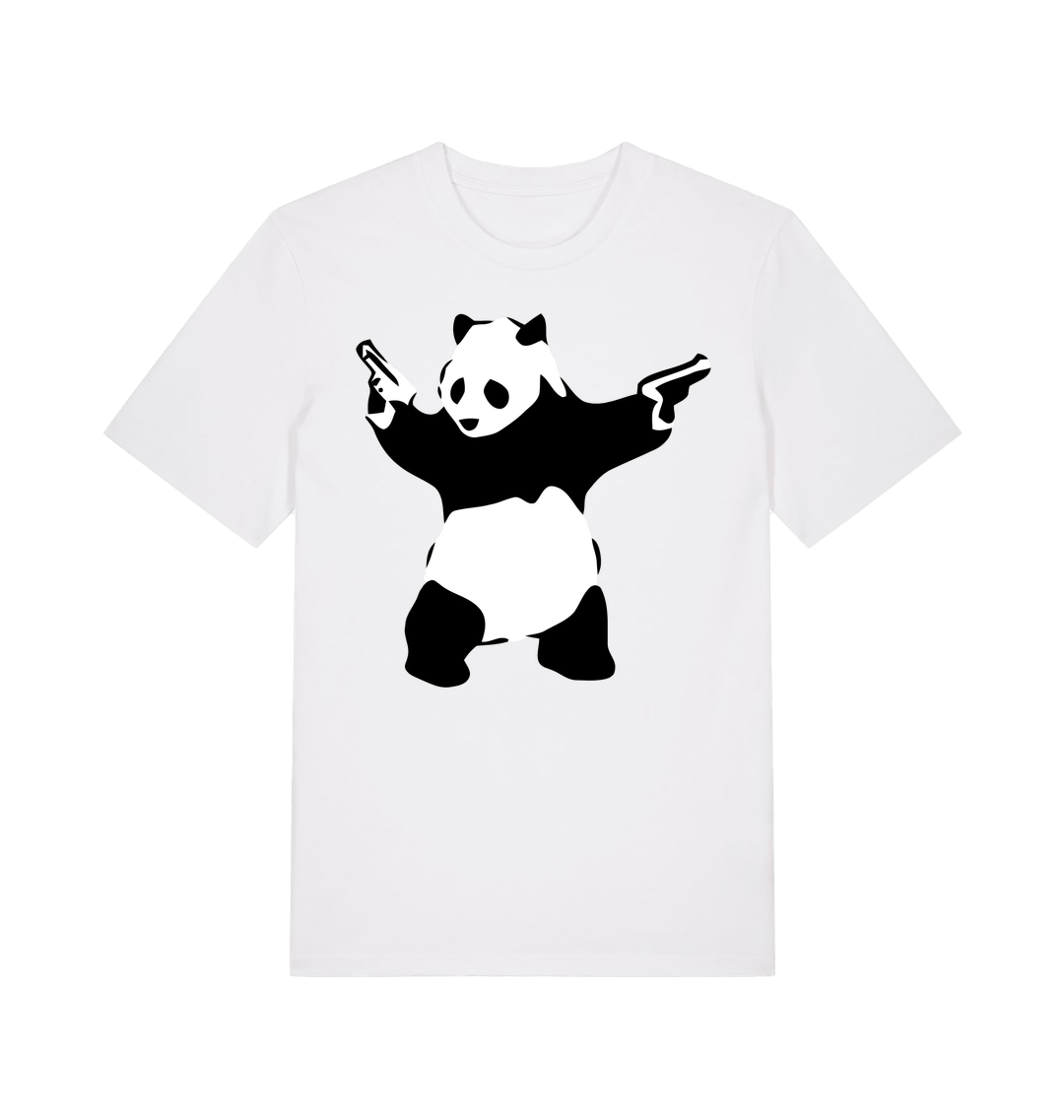 White Printed T-shirt Front