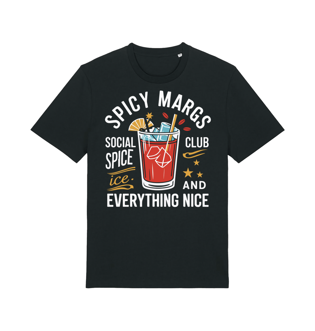 Black Printed T-shirt Front