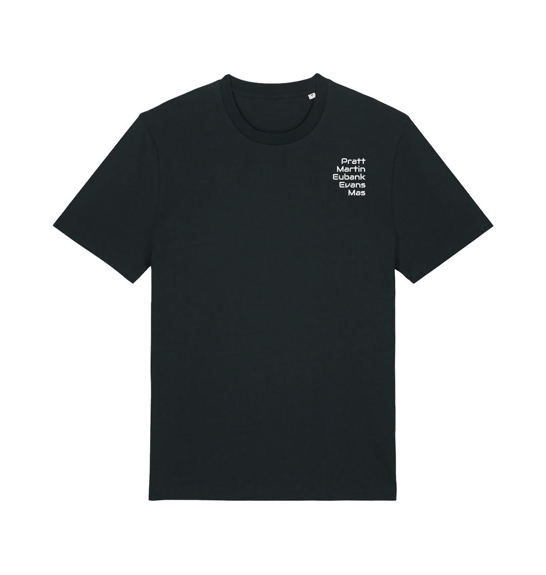Black Printed T-shirt Front