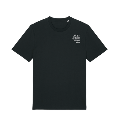 Black Printed T-shirt Front