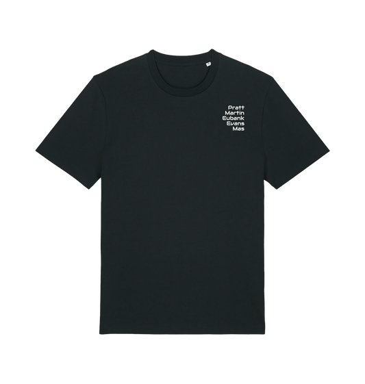 Black Printed T-shirt Front