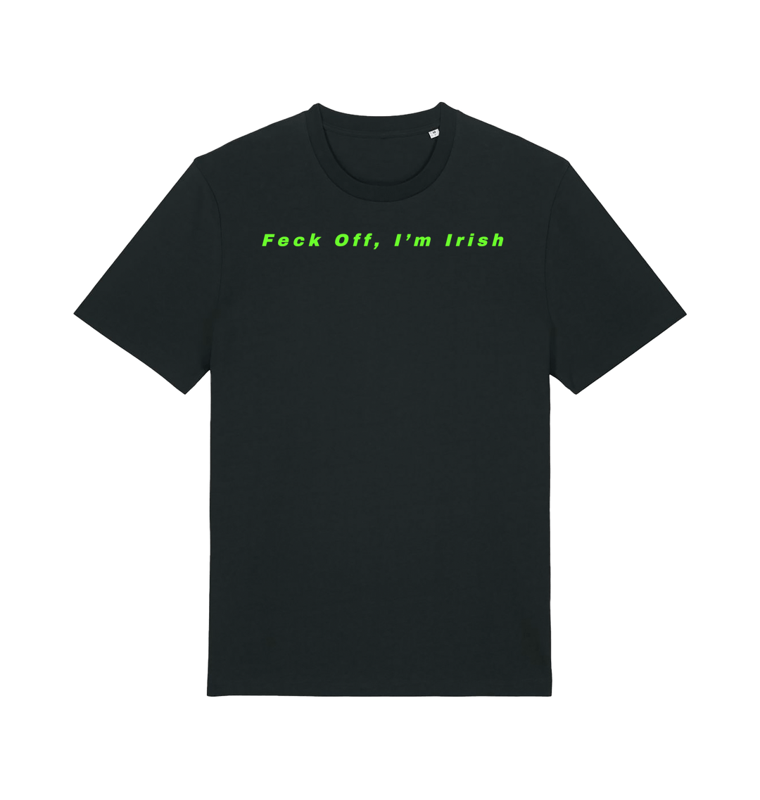 Black Printed T-shirt Front