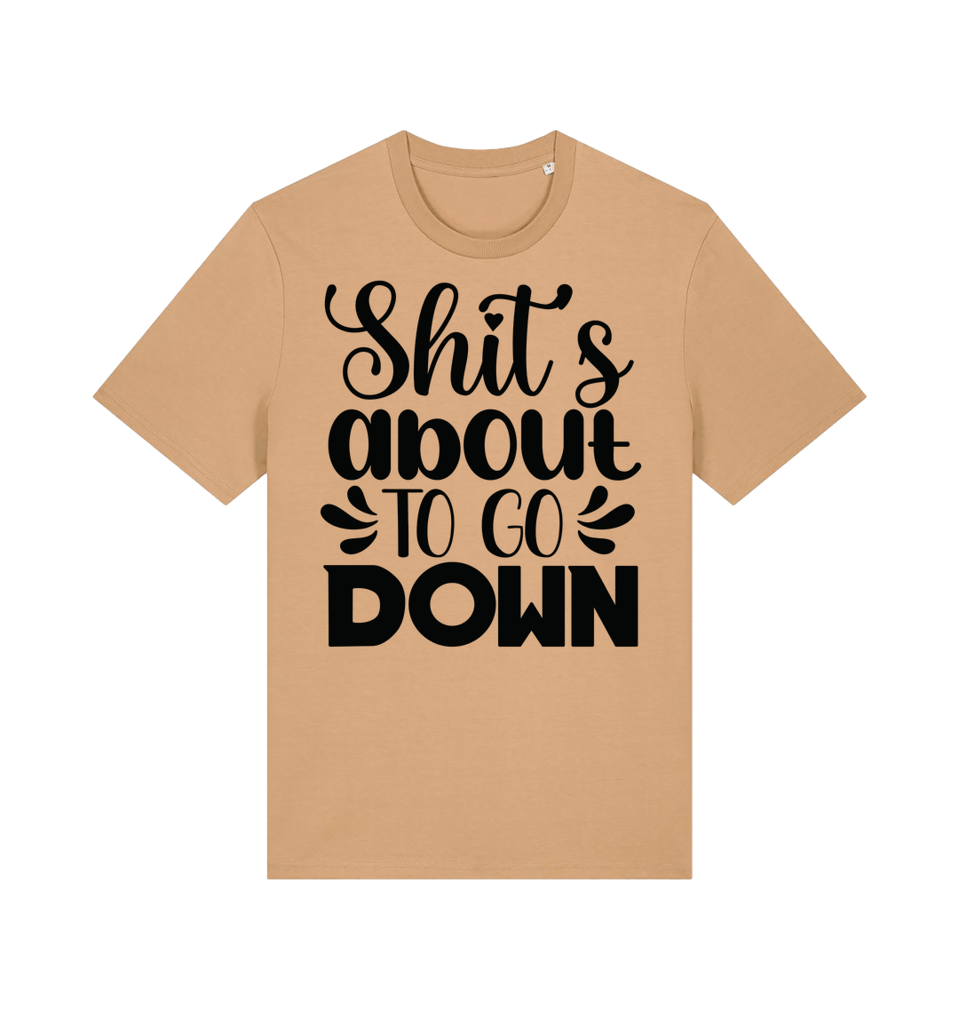 Latte Printed T-shirt Front
