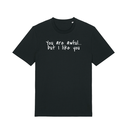 Black Printed T-shirt Front