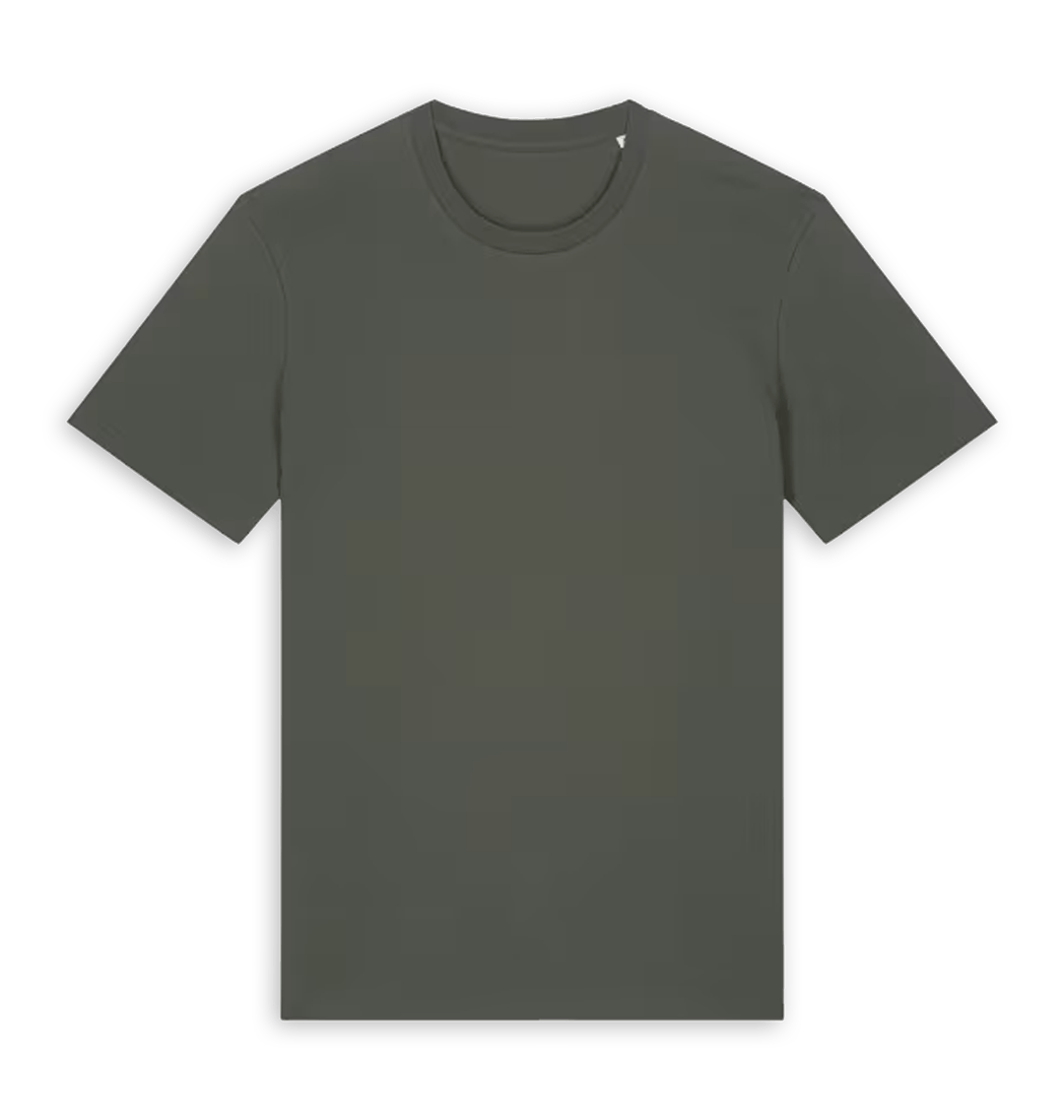 Khaki Printed T-shirt Front