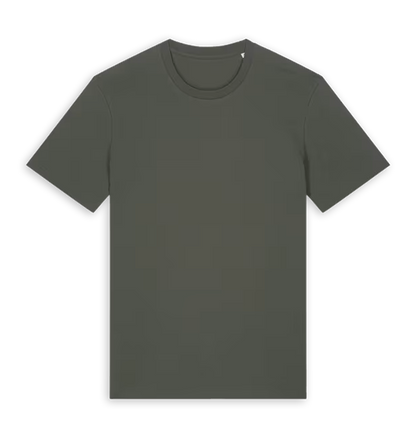 Khaki Printed T-shirt Front
