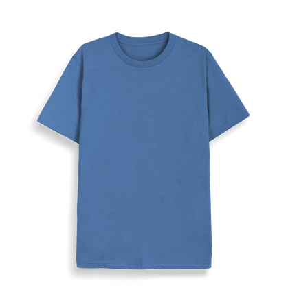 Bright Blue Printed T-shirt Front
